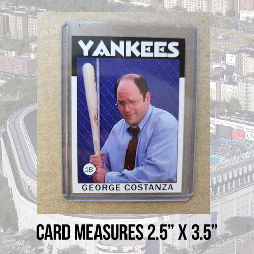 Seinfeld George Costanza and Kramer Retro Style Baseball Card NY Parody Art ACEO