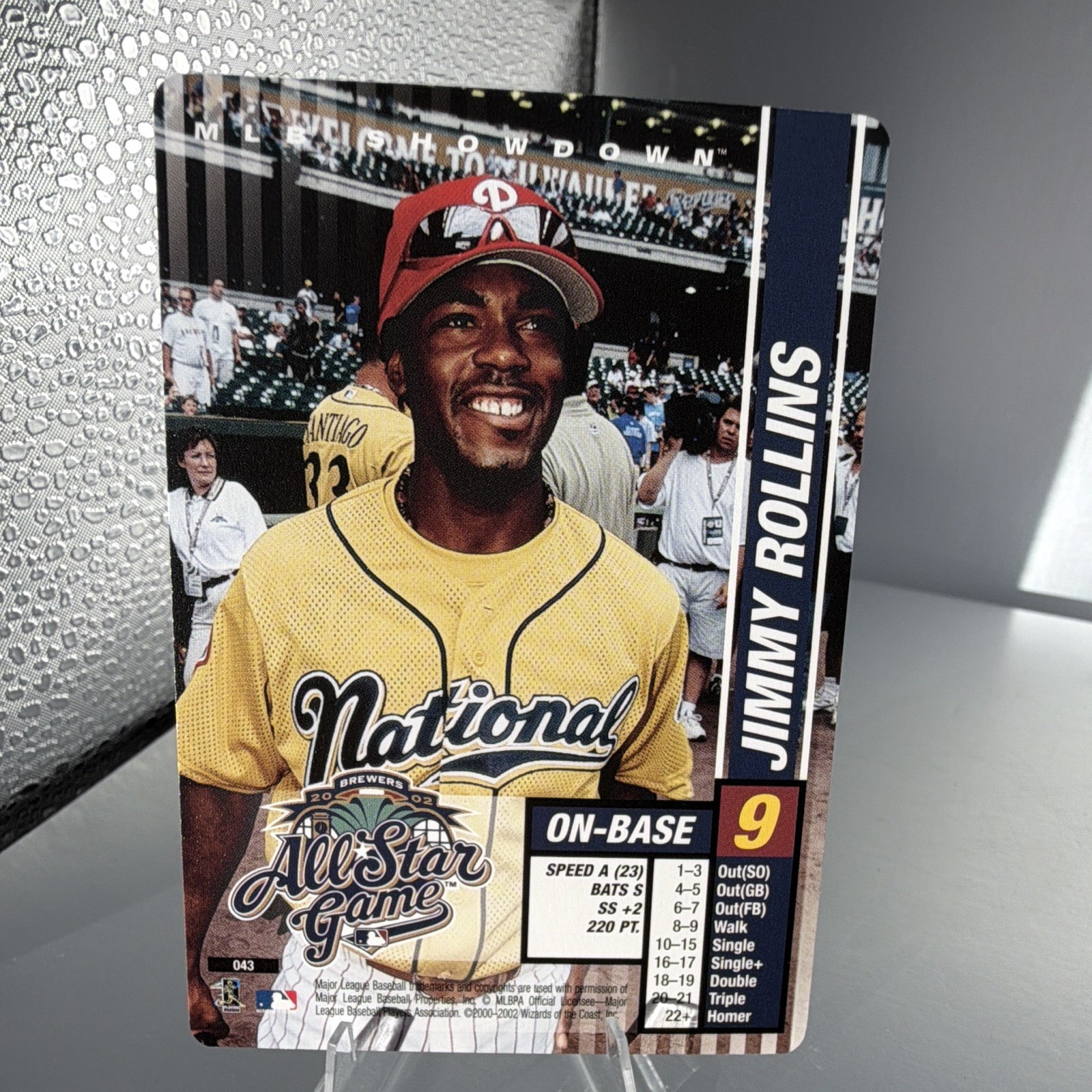 Wizards of the Coast 2002 MLB Showdown All-Star Game Jimmy Rollins #043 Phillies