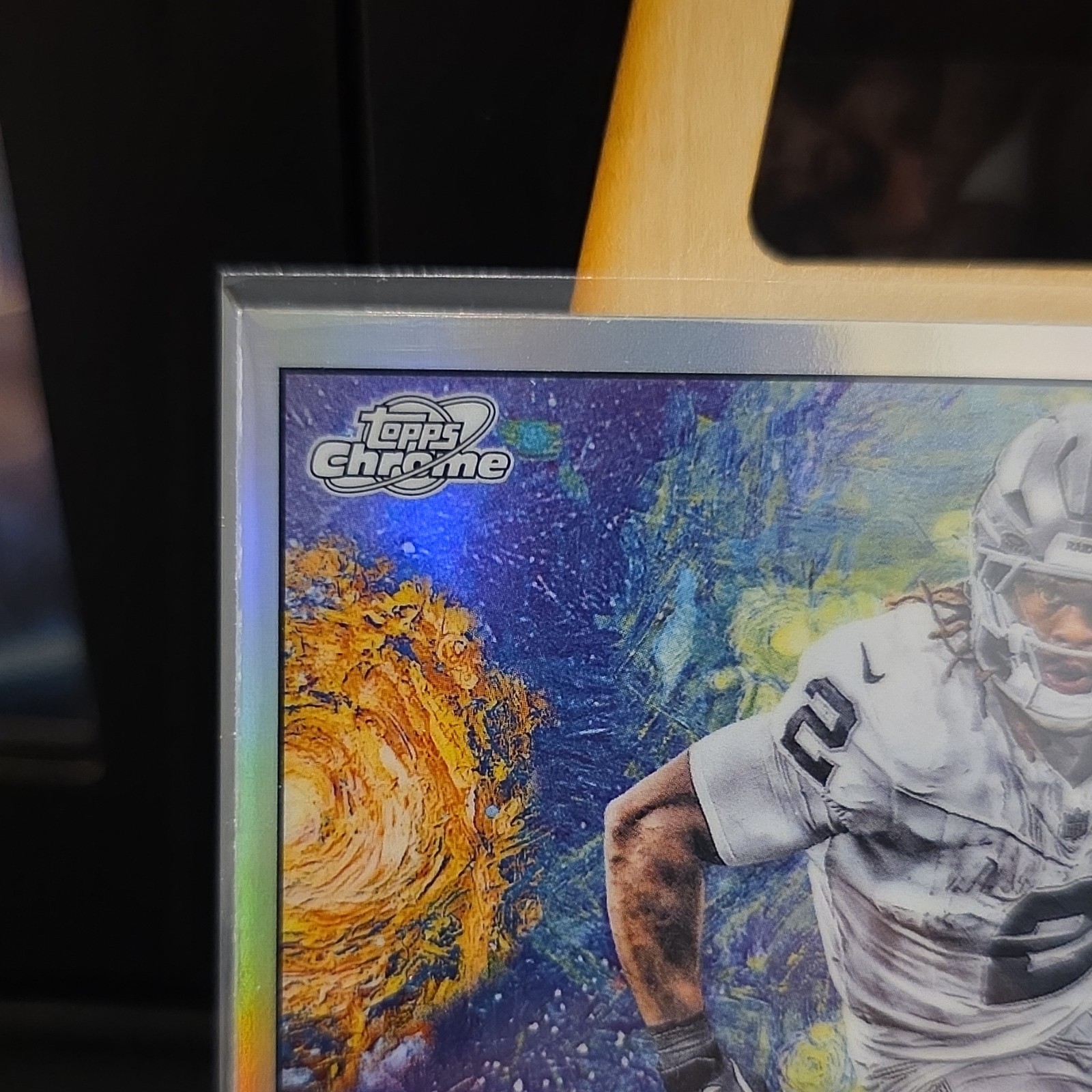 Topps 2025 Cosmic Chrome Ashton Jeanty Raiders STN-4 RC Stars in the Night