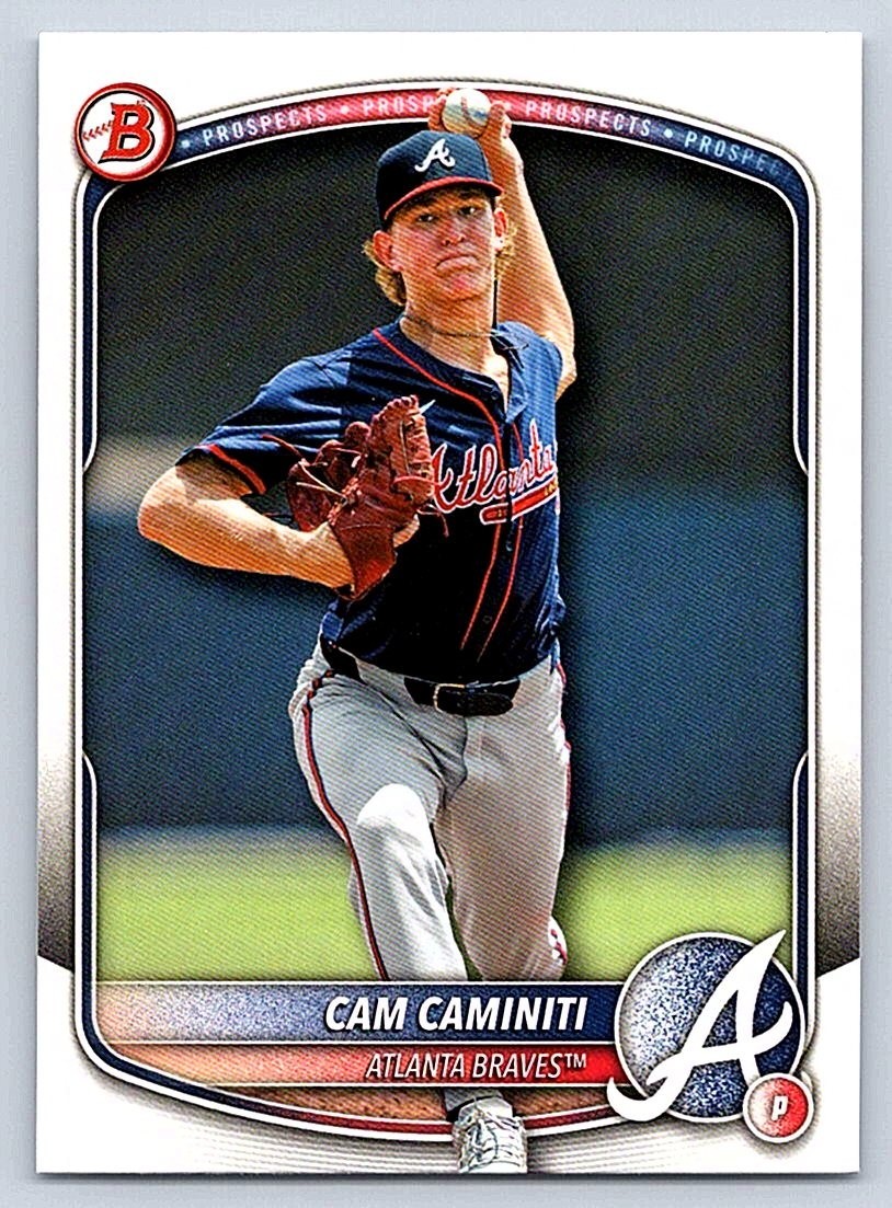 CAM CAMINITI BRAVES 2025 BOWMAN DRAFT #BD-122