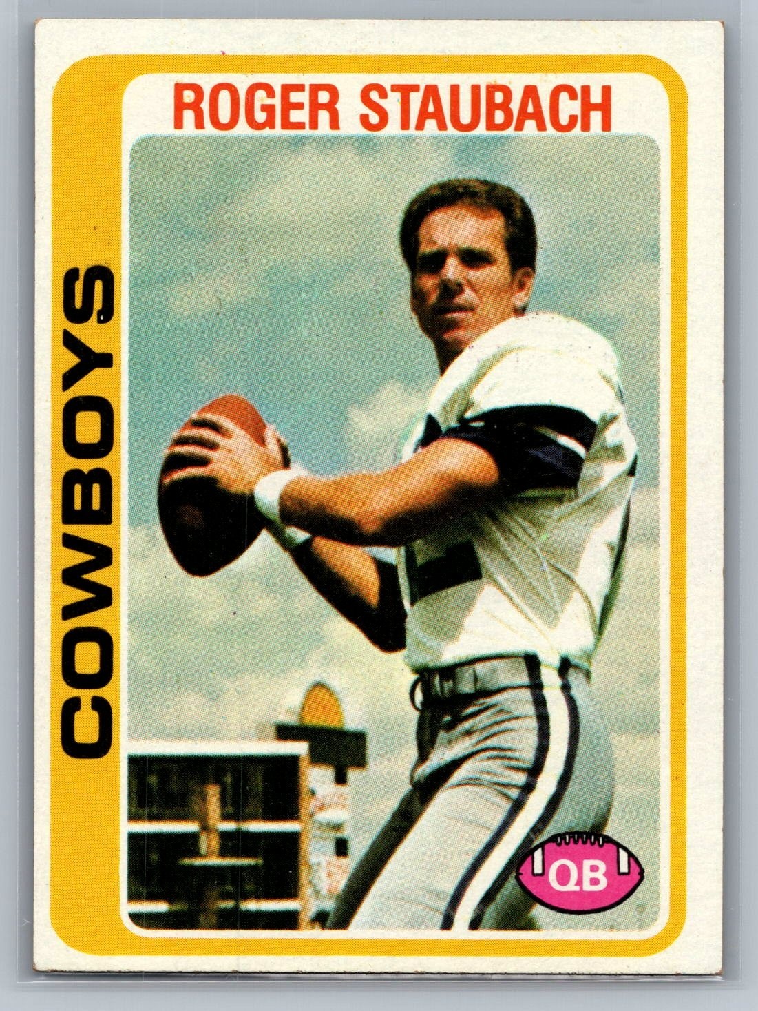 1978 Topps – Roger Staubach #290 – HOF EX *TEXCARDS*
