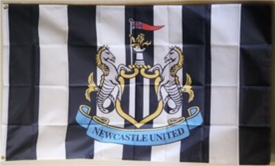 Newcastle United Football 3×5 Ft Soccer Futbol Banner Flag