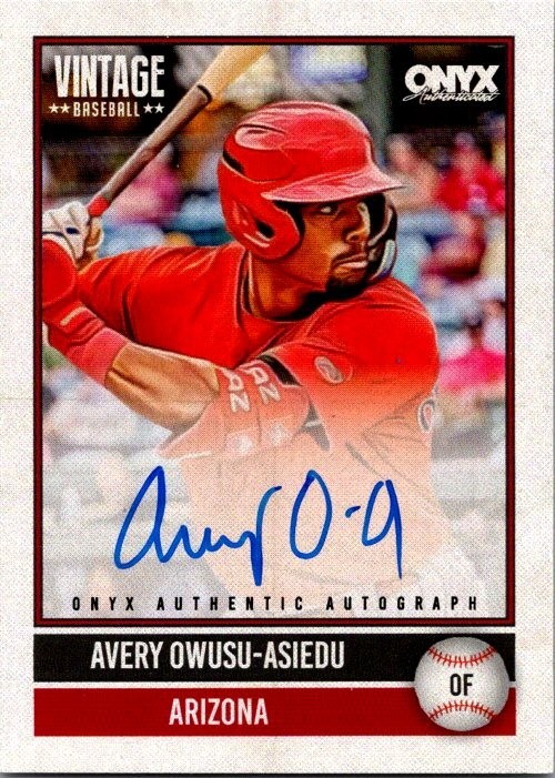 2026 Onyx Vintage Baseball – Avery Owusu-Asiedu – Autograph – VA-AVOW /880