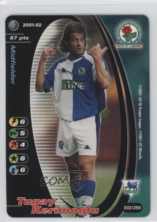 2001 Wizards of the Coast Football Champions Premier League Tugay Kerimoglu 0h1