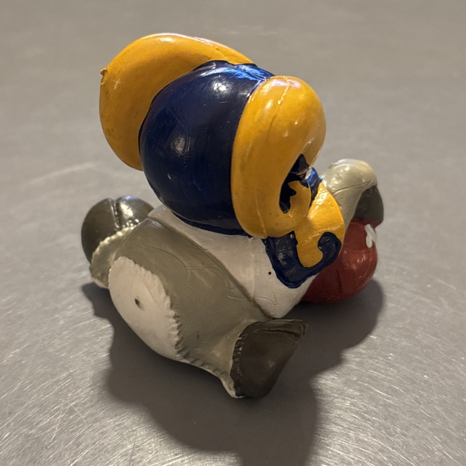 Vintage 1983 NFL Huddles LOS ANGELES RAMS Mascot 2” Tall PVC Figure