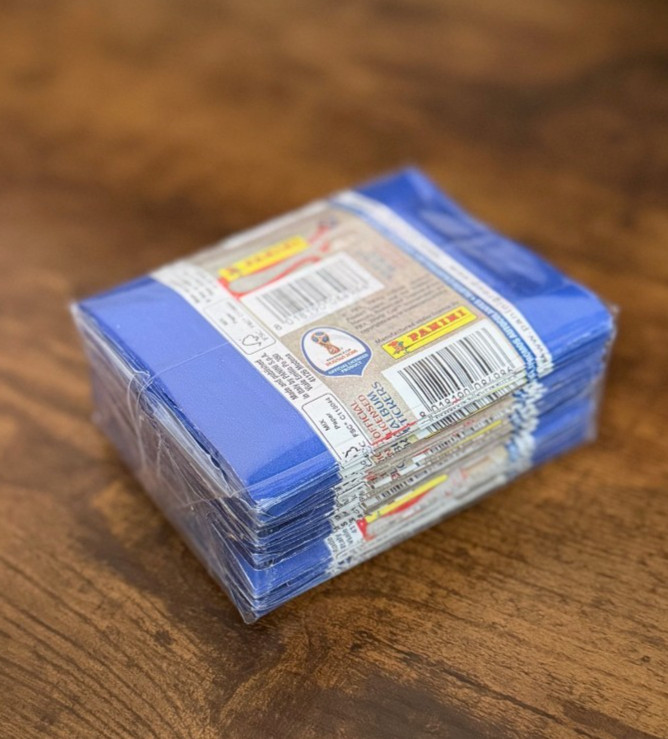 2018 Panini FIFA World Cup Russia Stickers Sealed Packs (50 Packets) BRAND NEW
