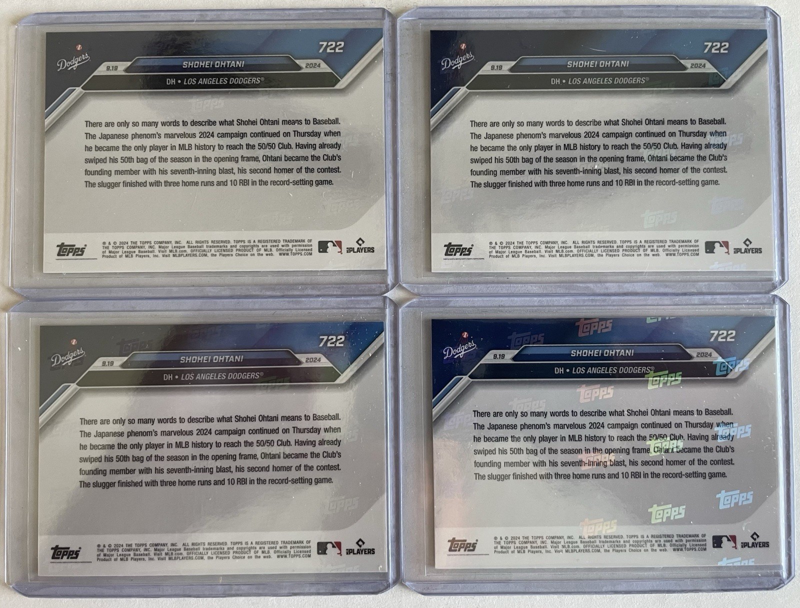 2024 Topps Now /653737 Shohei Ohtani 722