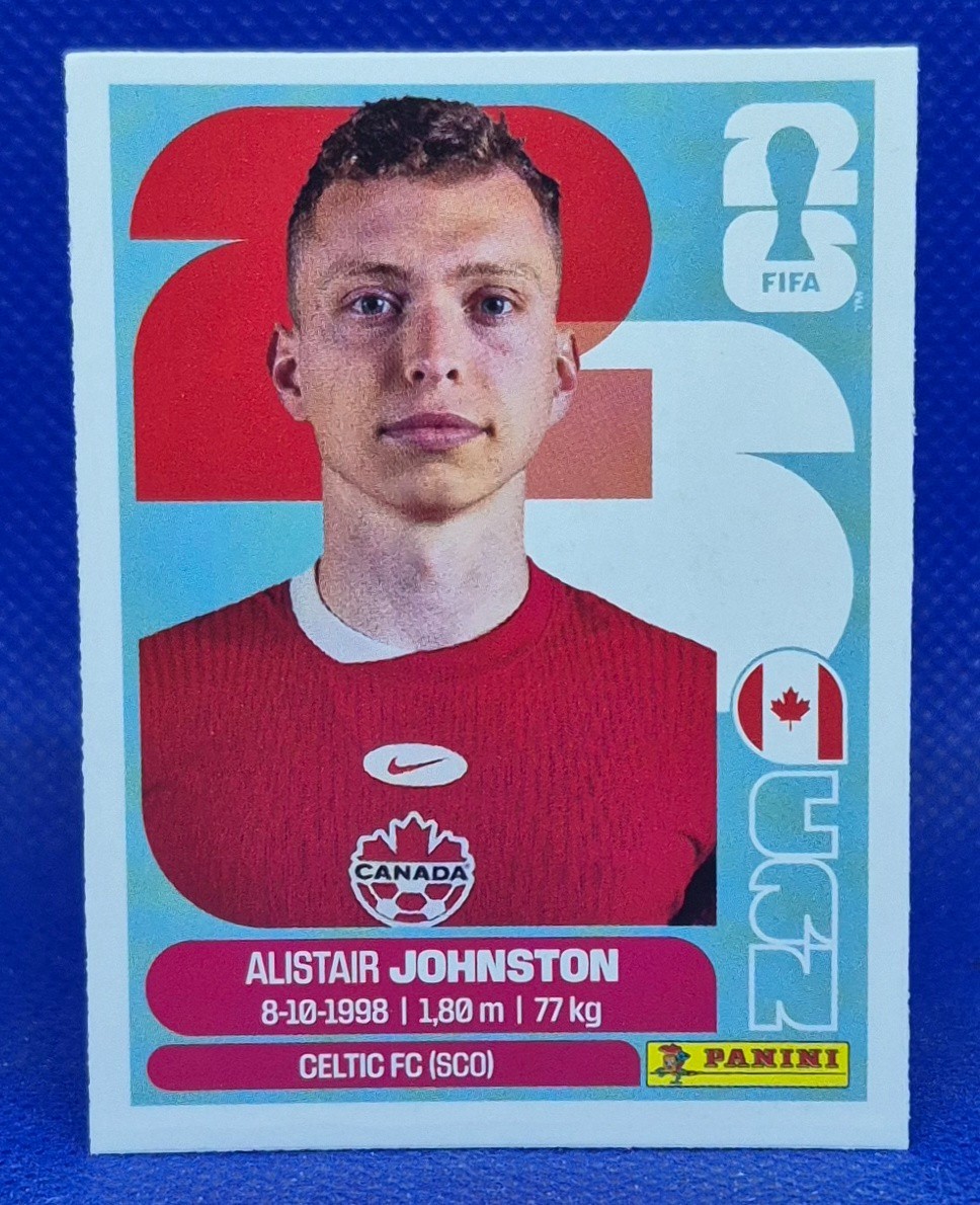 2026 Panini FIFA World Cup Sticker Alistair Johnston #CAN 4 – Canada