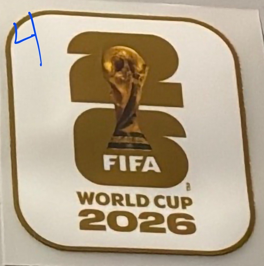 WORLD CUP SOCCER JERSEY PATCH 2026 ANY PLAYER