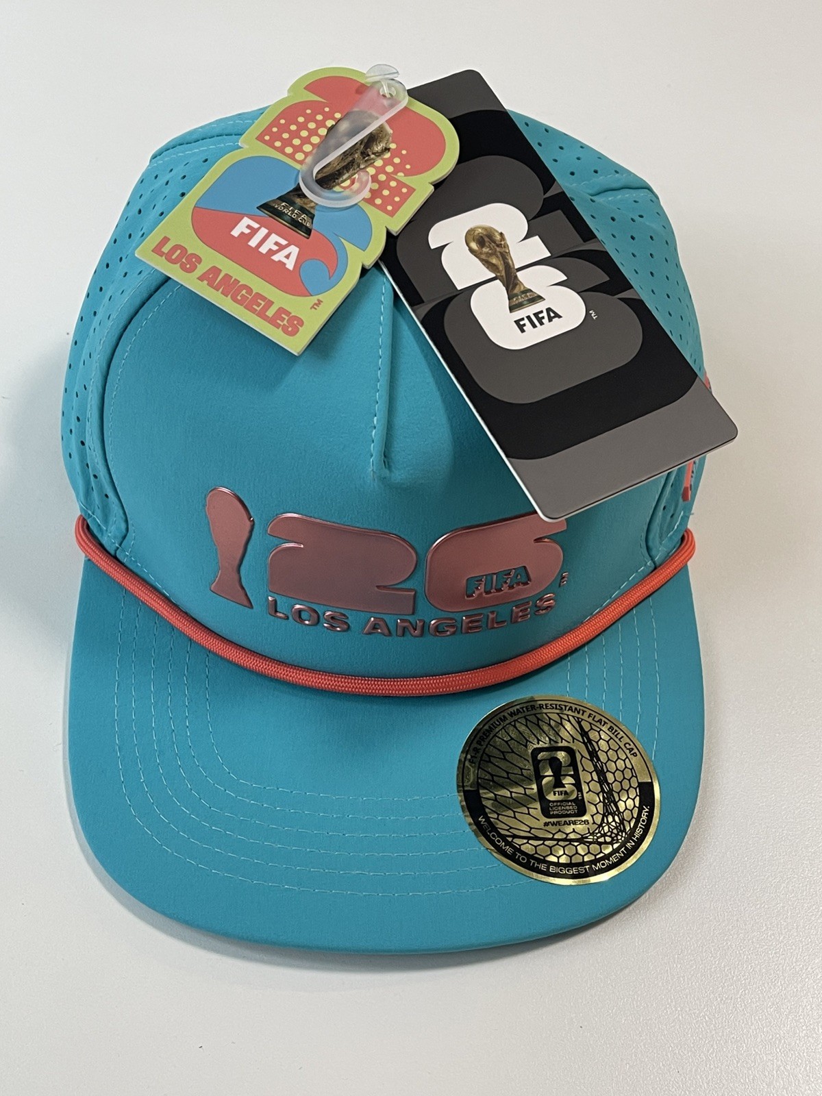 FIFA World Cup 26 Los Angeles Official Cap Hat Mens One Size Blue Licensed