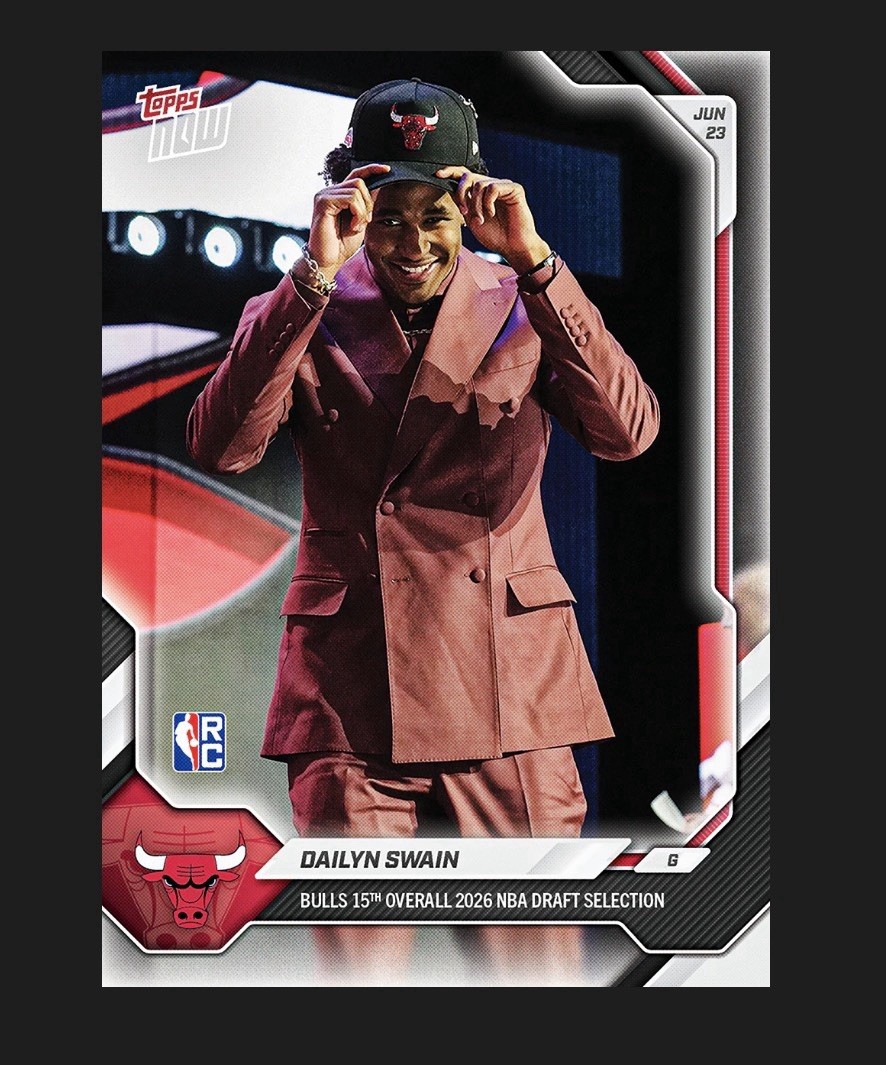 Dailyn Swain – 2025-26 NBA Topps NOW – 15th PICK- Chance At 1/1 Auto Presale
