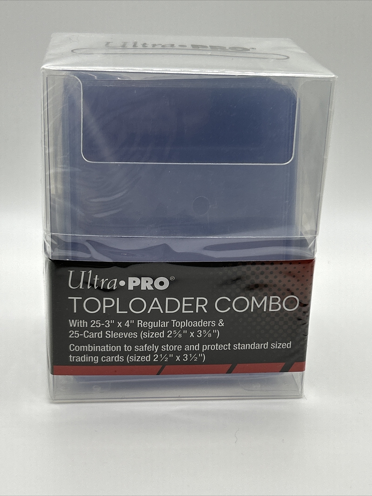 Ultra Pro Toploader Combo box 35pt with 25 3X4Toploaders w/sleeves