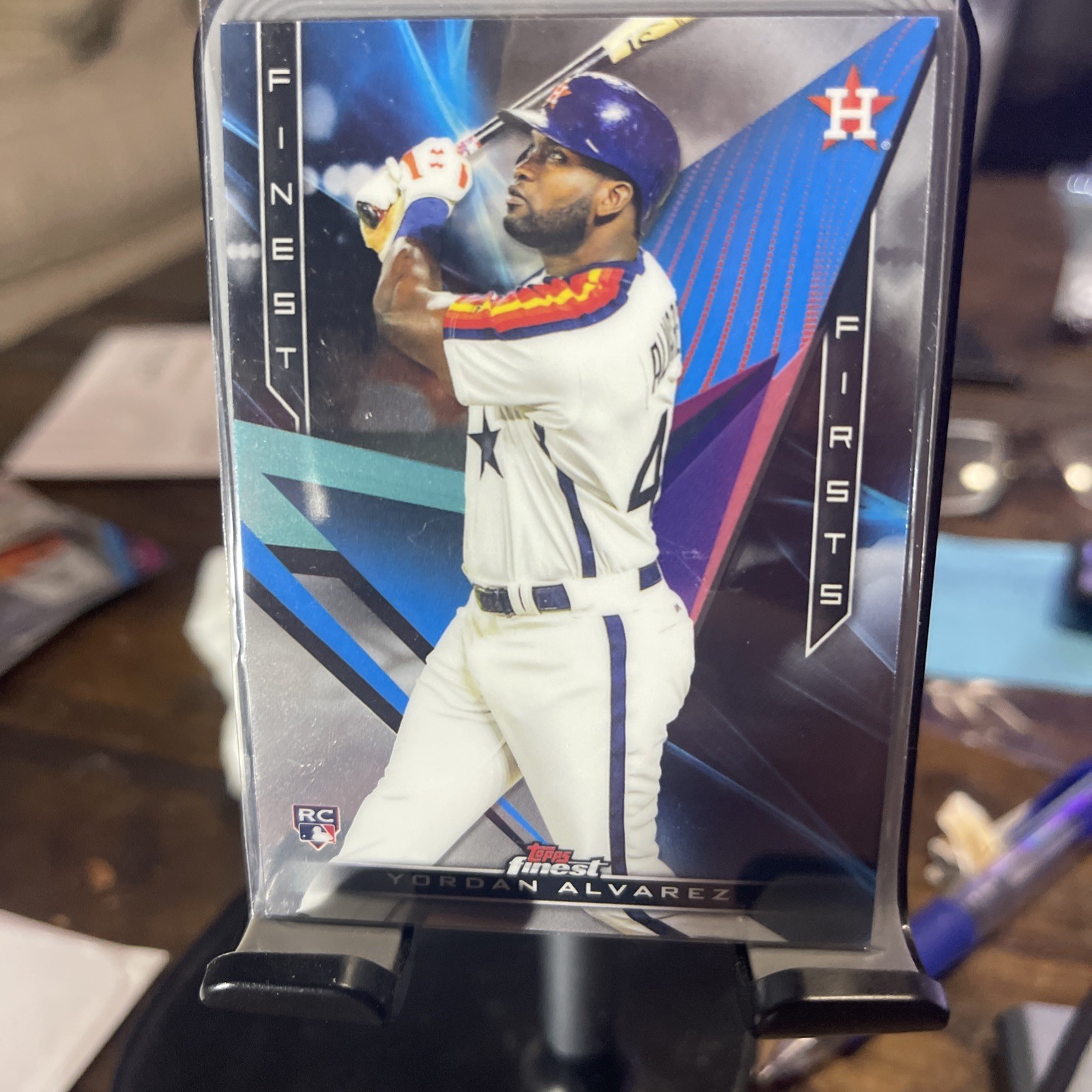 2020 Topps Finest Yordan Alvarez RC Finest Firsts Houston Astros Rookie