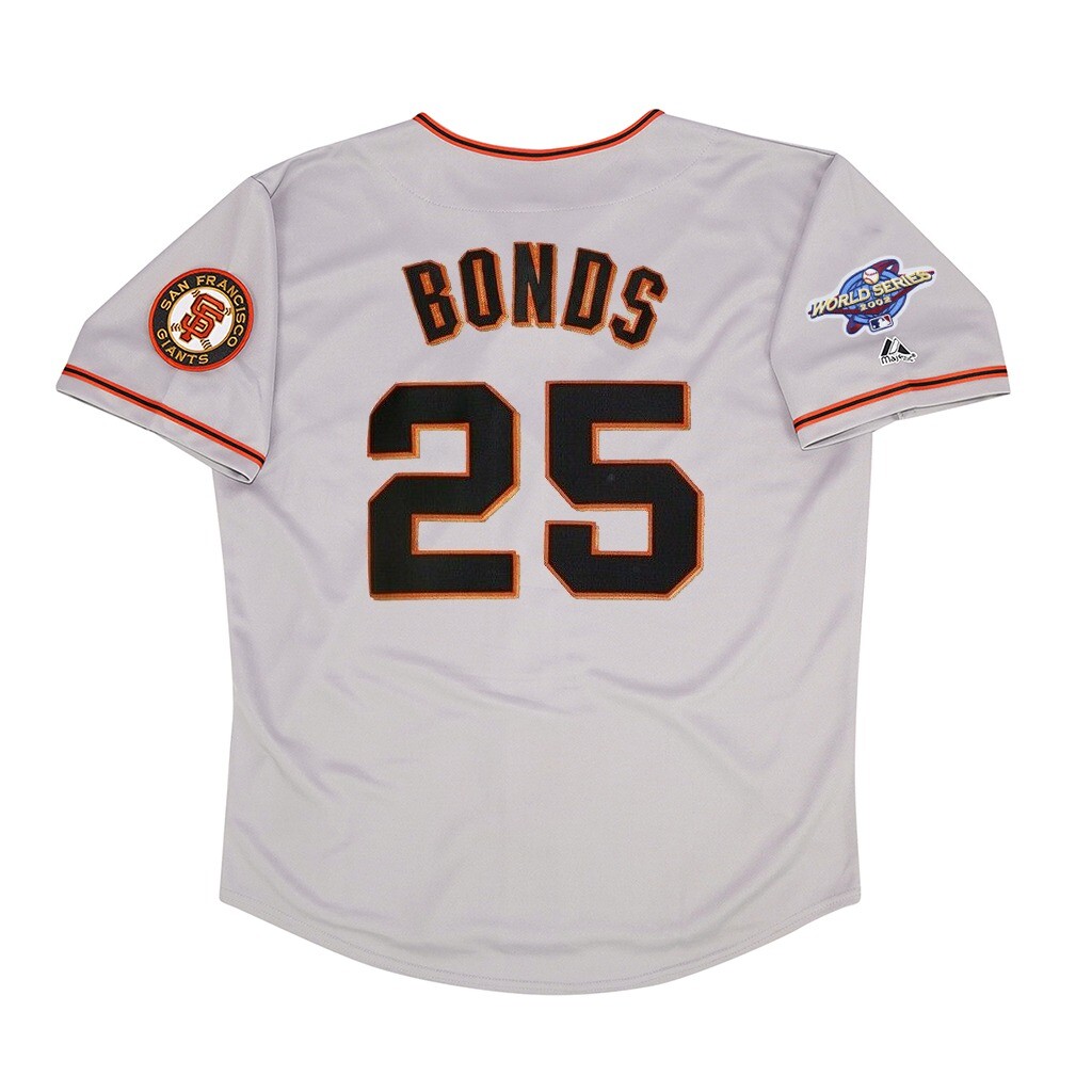 Barry Bonds San Francisco Giants 2002 World Series Road Jersey Men’s (S-3XL)