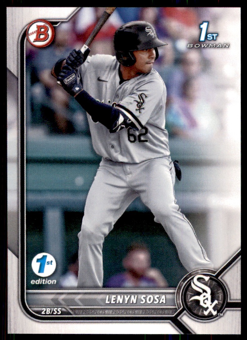 Lenyn Sosa 2022 Bowman 1st Edition Rookie First Card RC #BPPF-76 Chicago White