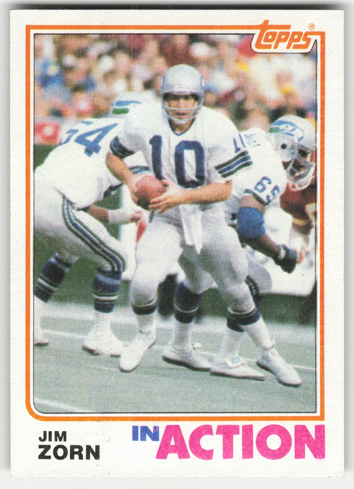 1982 Topps #256 Jim Zorn