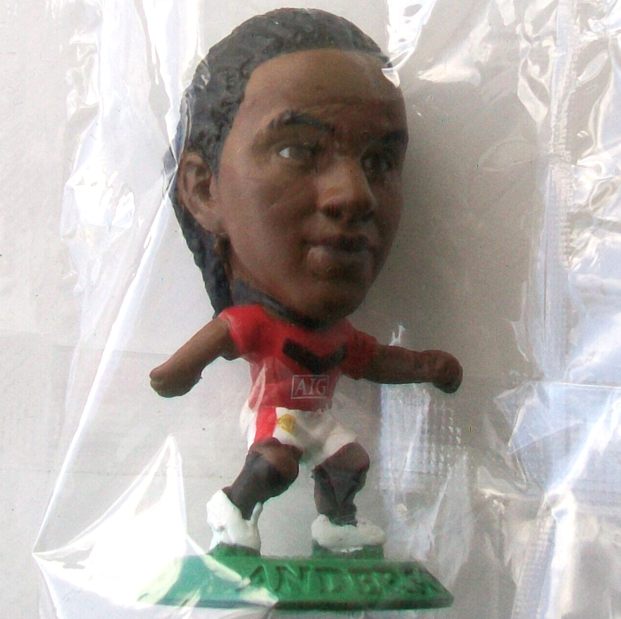 Corinthian Microstars MANCHESTER UTD Home ANDERSON MC12498 GREEN BASE – UK S19