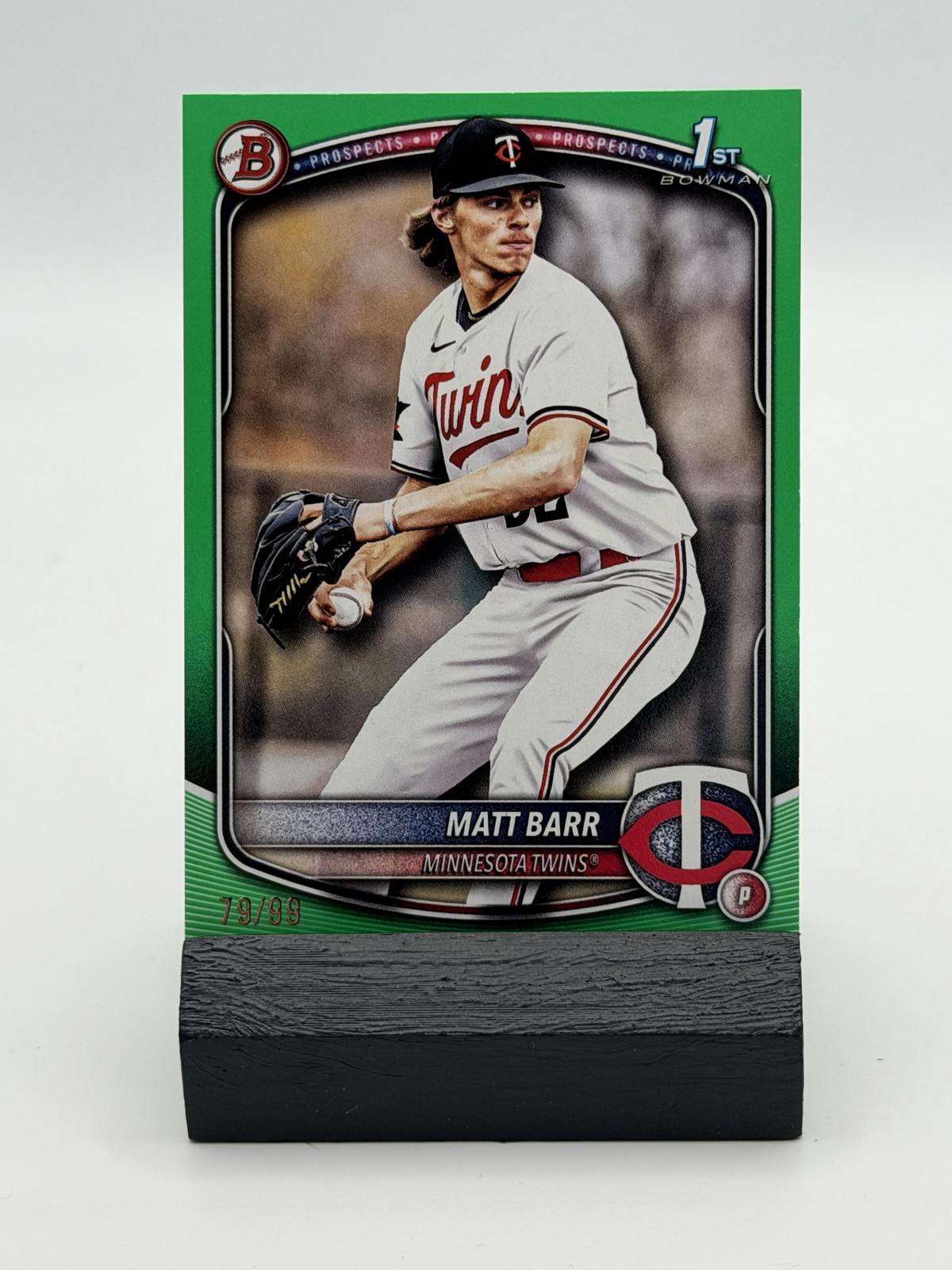 2025 Bowman Draft #BD-154 Matt Barr Green Border #/99