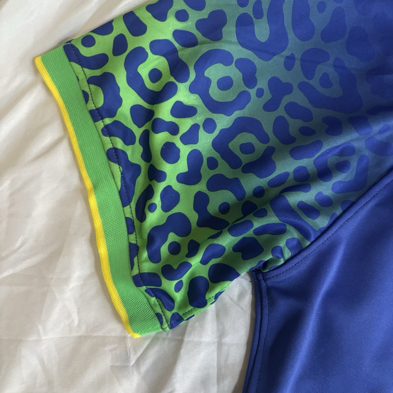 Brazil National Team Away Blue World Cup 2022 Soccer Jersey Men’s Size XL