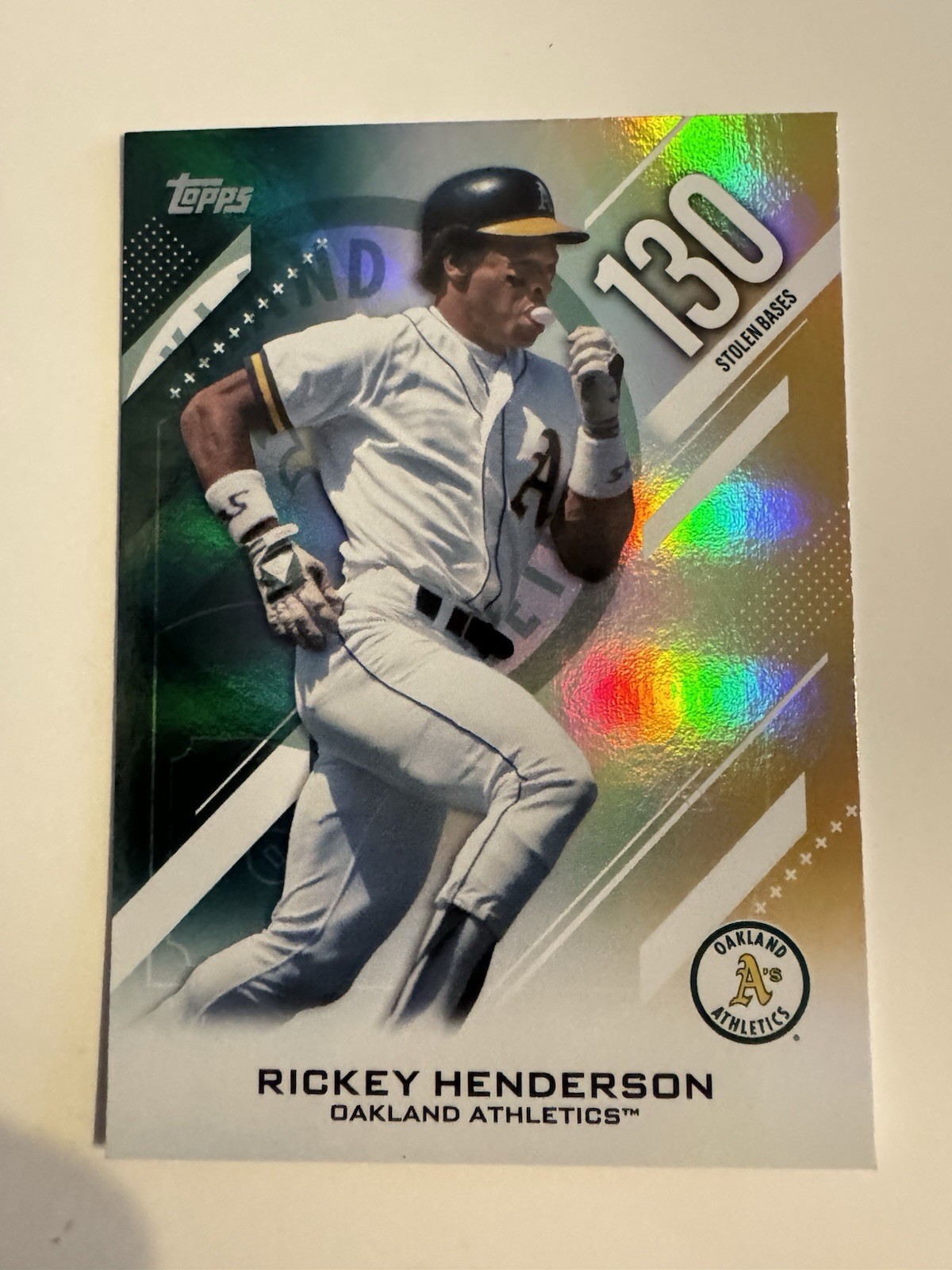 2026 Topps MLB Series 2 CN-2 Rickey Henderson Crooked Numbers Insert