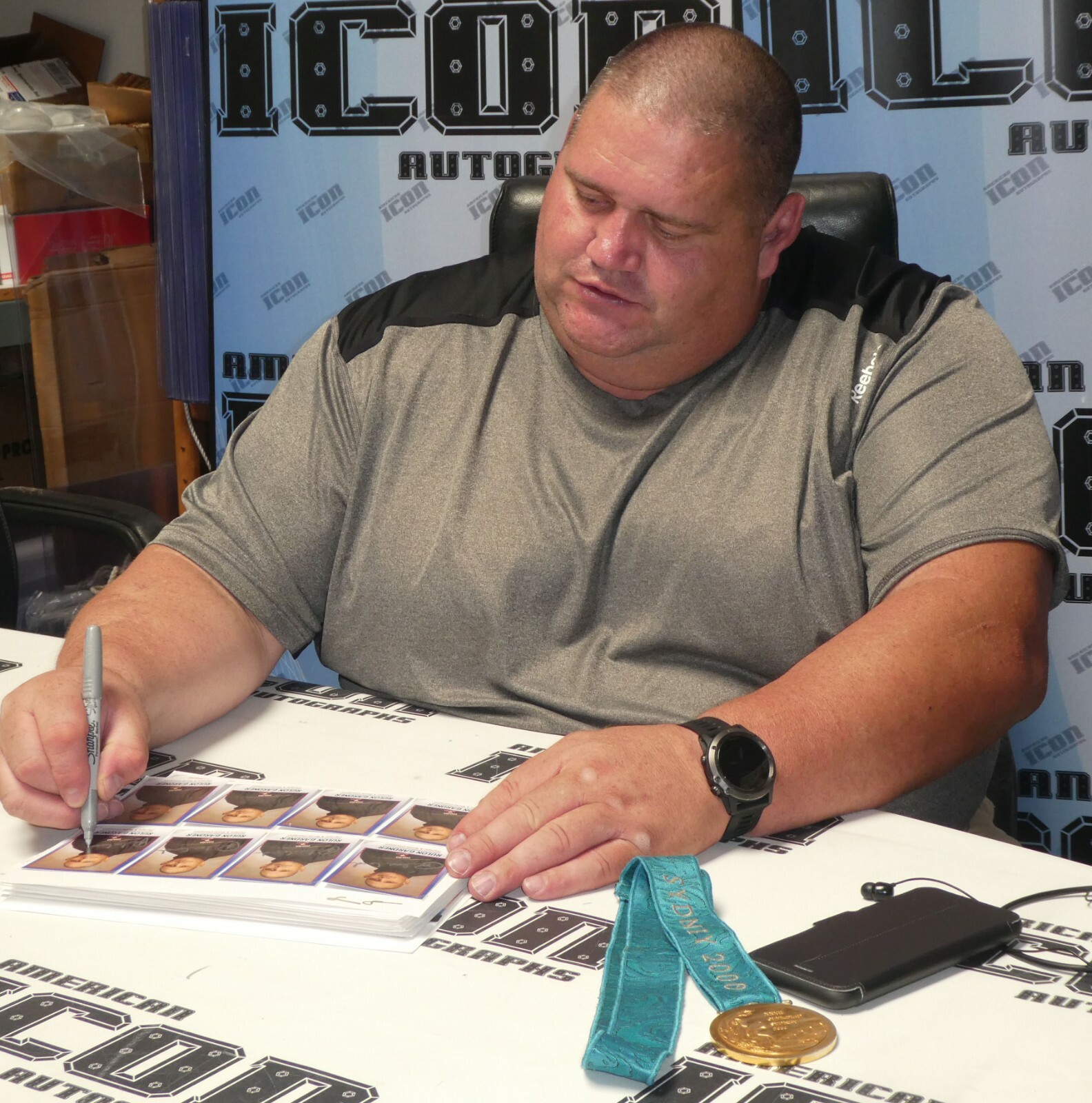 Rulon Gardner Signed 2008 ProImage Heroes of Wrestling II Card BAS COA Autograph