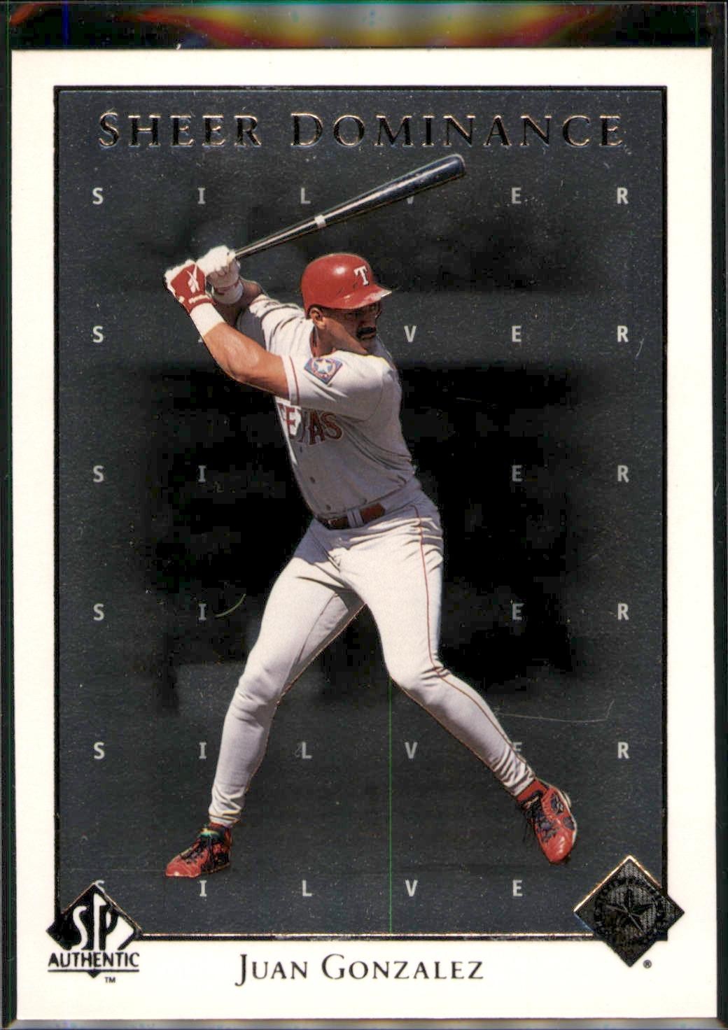 1998 SP Authentic #SD42 Juan Gonzalez Sheer Dominance Silver