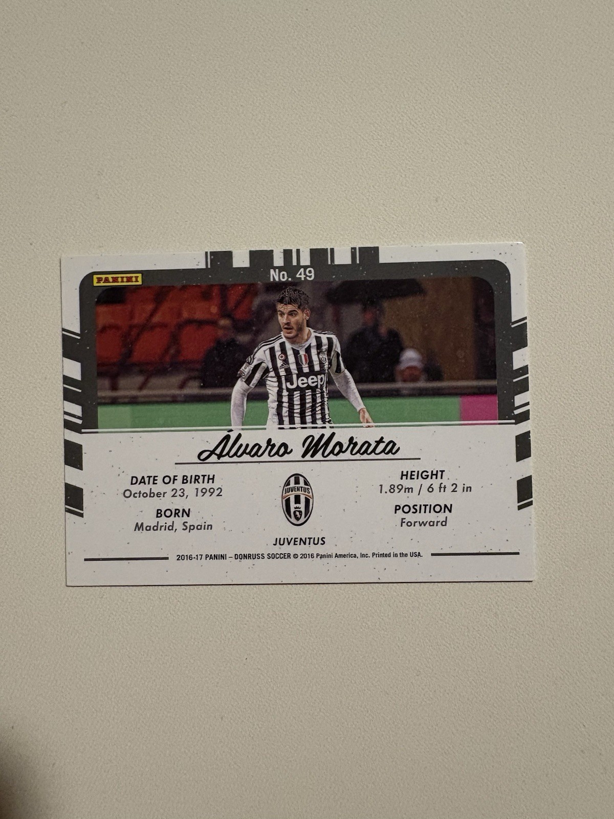 2016-17 Panini Donruss – Picture Perfect Alvaro Morata #49