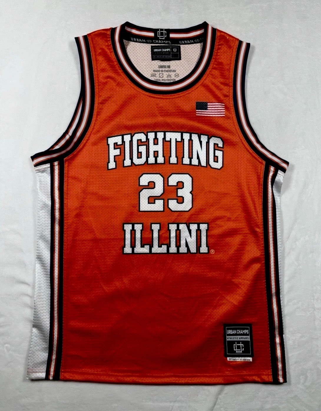 Illinois Fighting Illini # 23 Keaton Wagler Jersey XL