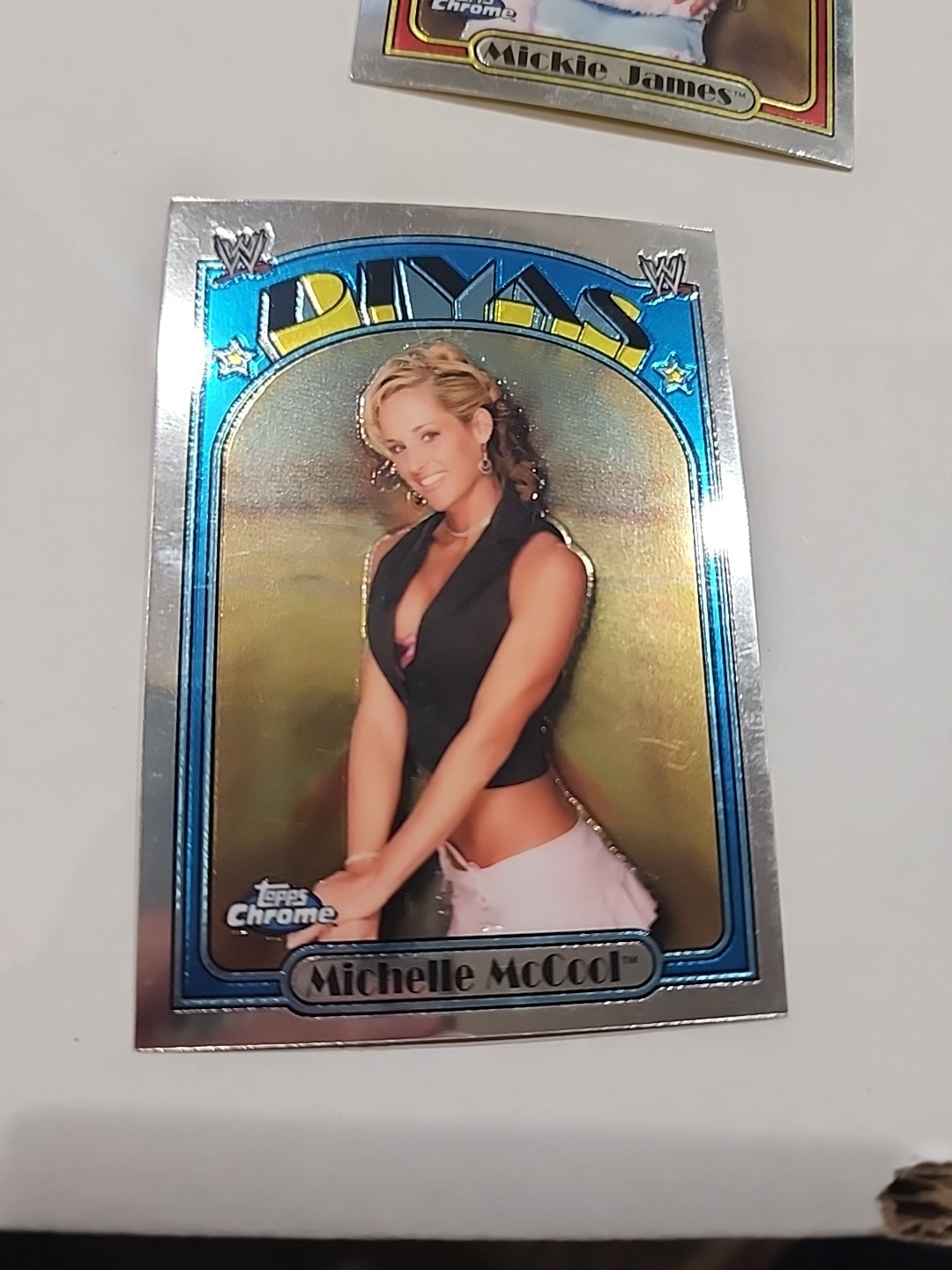 WRESTLING 2007 Topps Chrome Heritage WWE #62 DIVIAS DIVA Card MICHELLE MCCOOL