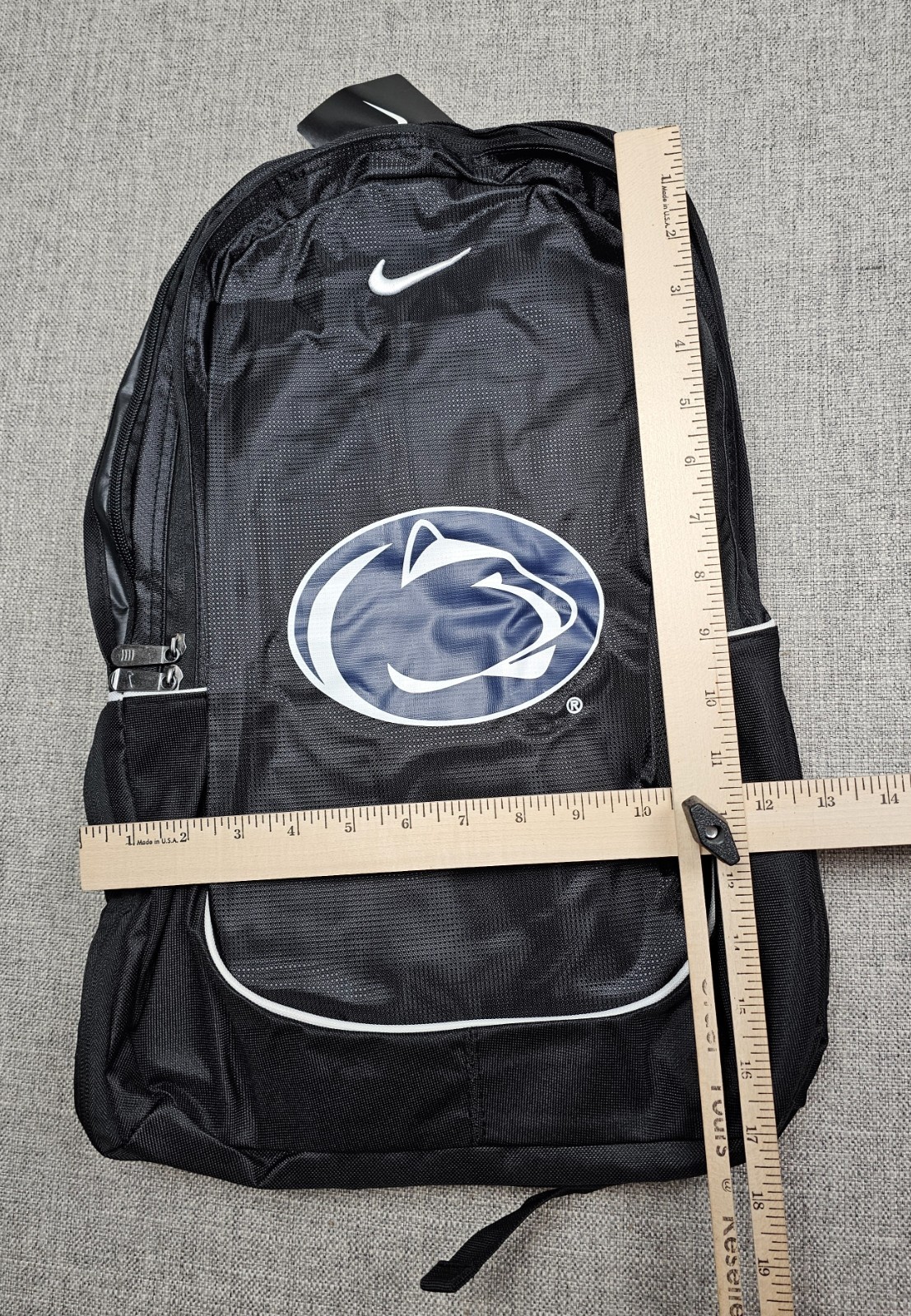 Nike Penn State Nittany Lions Backpack Black One Size NCAA Football NWT