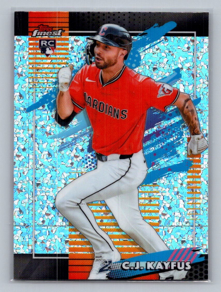 2026 Finest #141 C.J. Kayfus Mini-Diamond Refractors