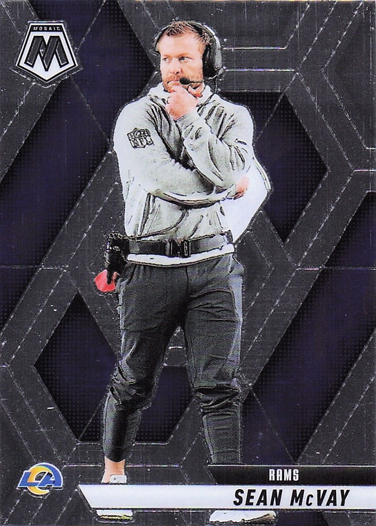2025 Panini America, Inc. MOSAIC FOOTBALL SEAN McVAY #238 LOS ANGELES RAMS