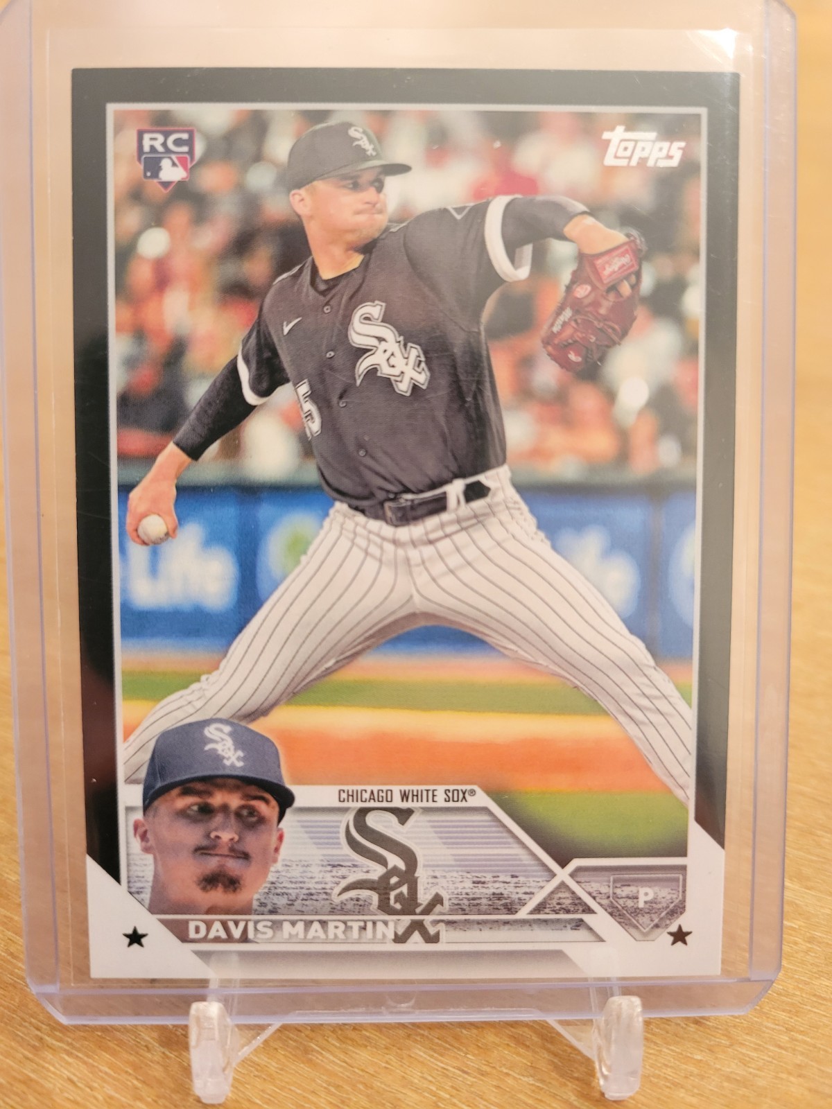 2023 Topps Series 1 Davis Martin #188 Black /72 (RC)