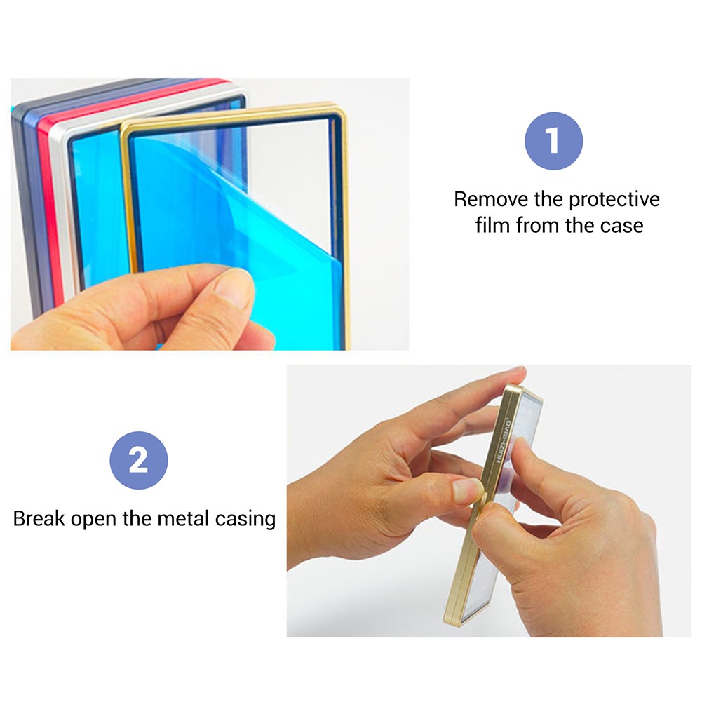 Magnetic Metal Slabs Protector For PSA CGC Graded Cards Stackable Case Sleeves