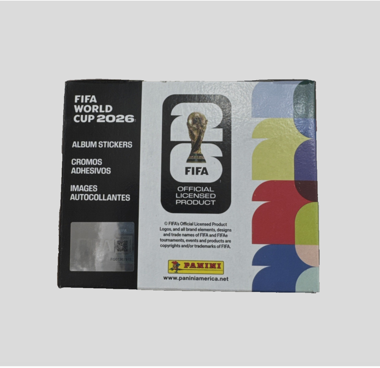 Panini FIFA World Cup 2026 Sticker Collection Box 25 Packs 199 Stickers Sealed