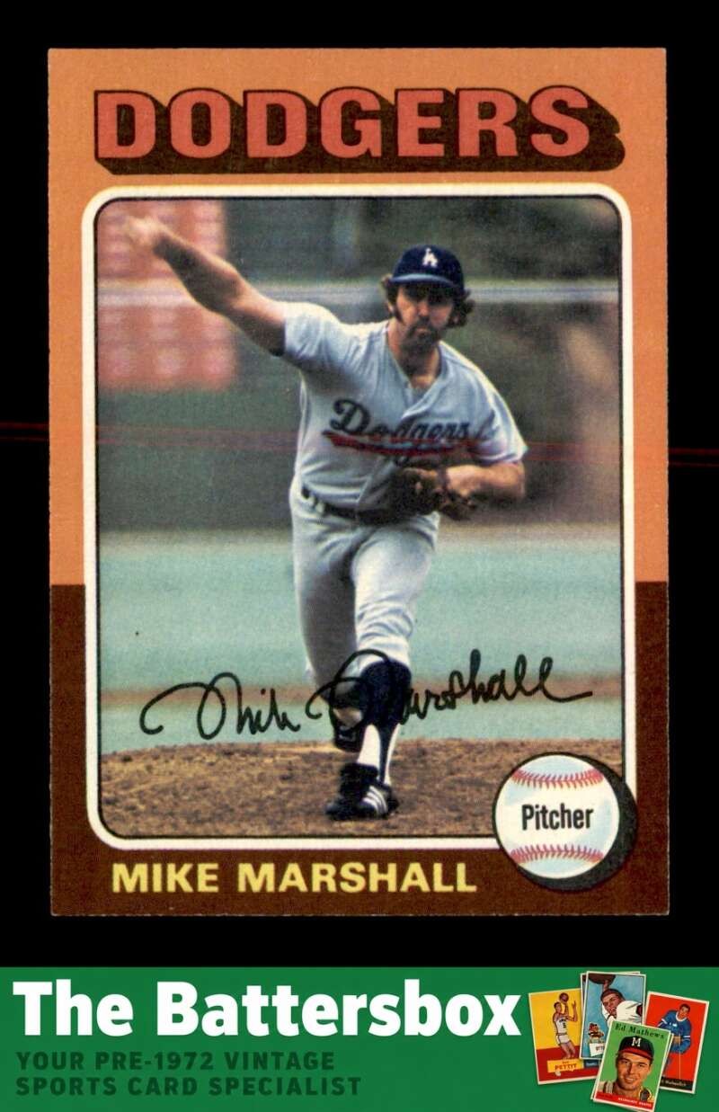 1975 Topps #330 Mike Marshall NM/NM+ X3771105