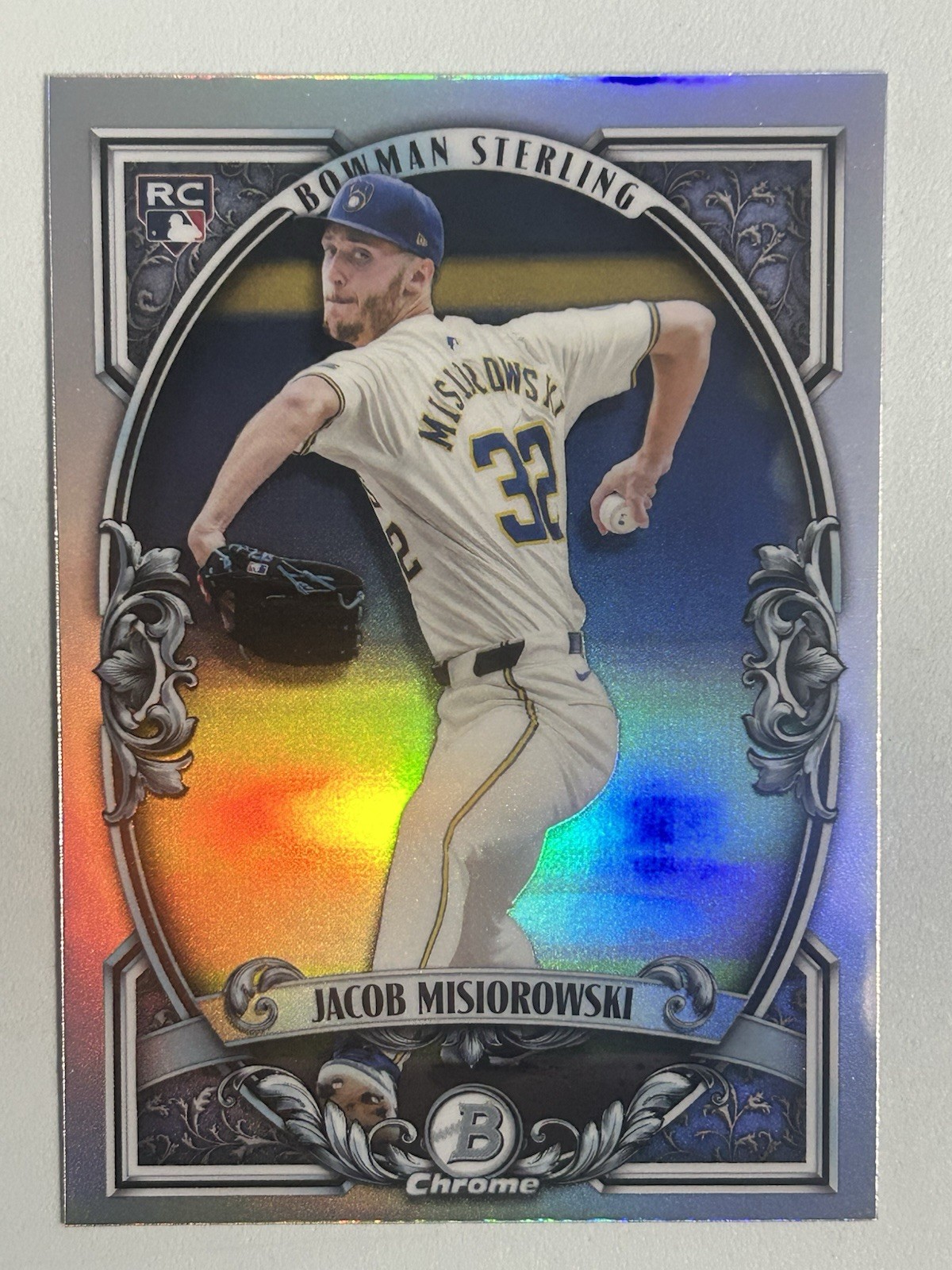 Bowman Sterling Jacob Misiorowski BSR-13 RC Rookie Revelation Chrome 2025