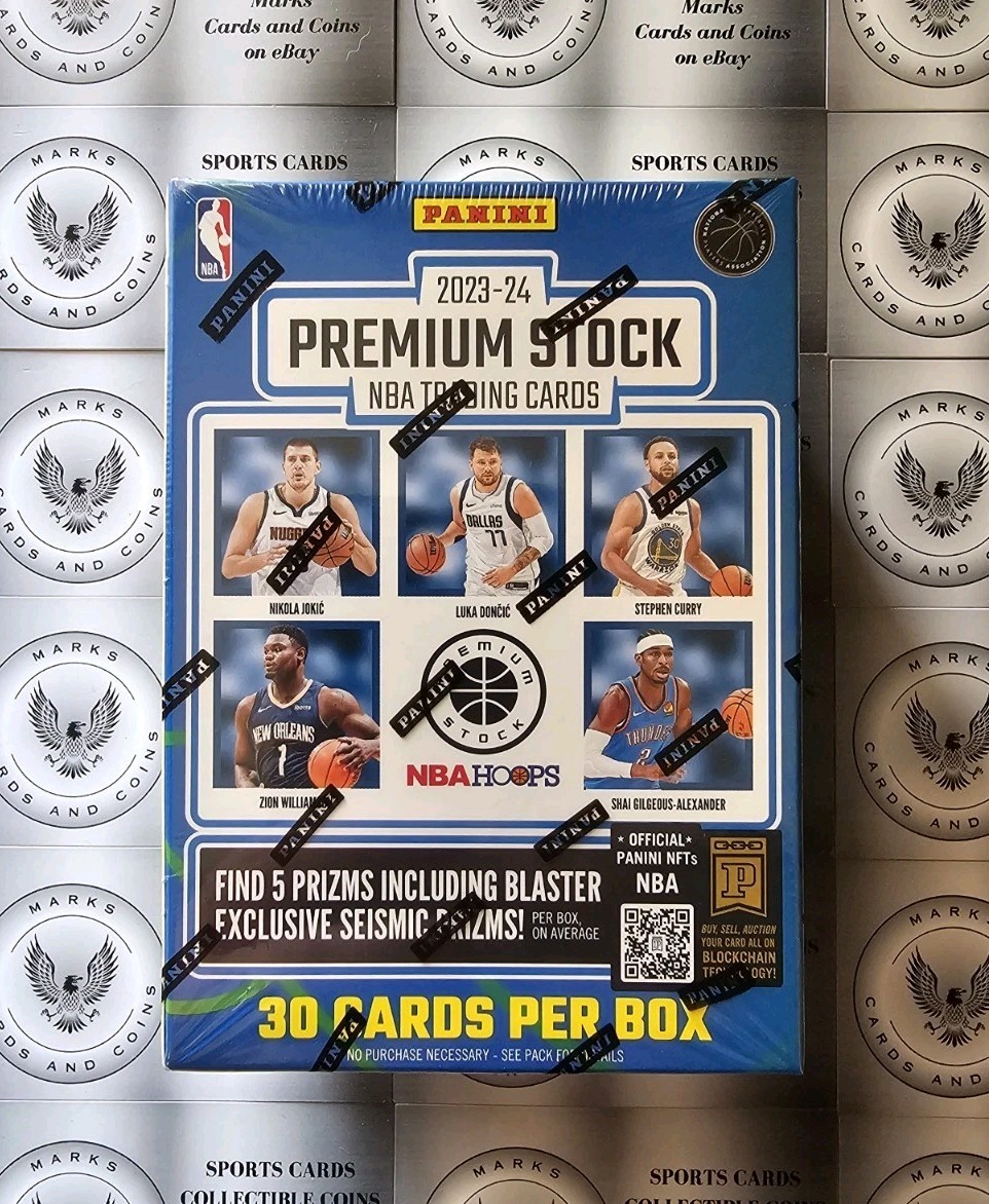 2023-24 Panini Hoops Premium Stock Blaster Box – Look for Wemby RCs !!