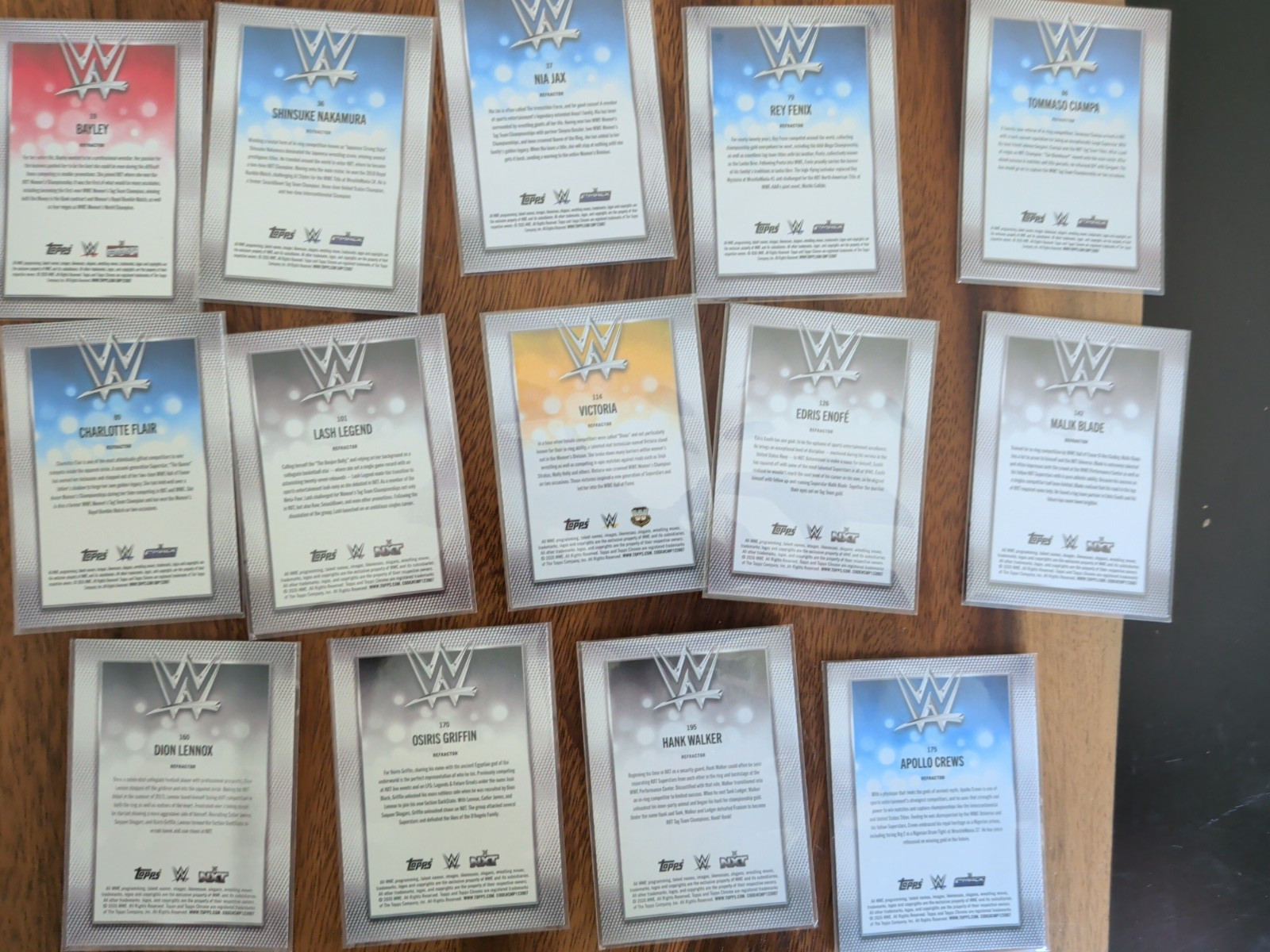 Huge Mixed Lot Of WWE Cards 100+ cards. Chrome/Elite/Universe PLEASE READ…
