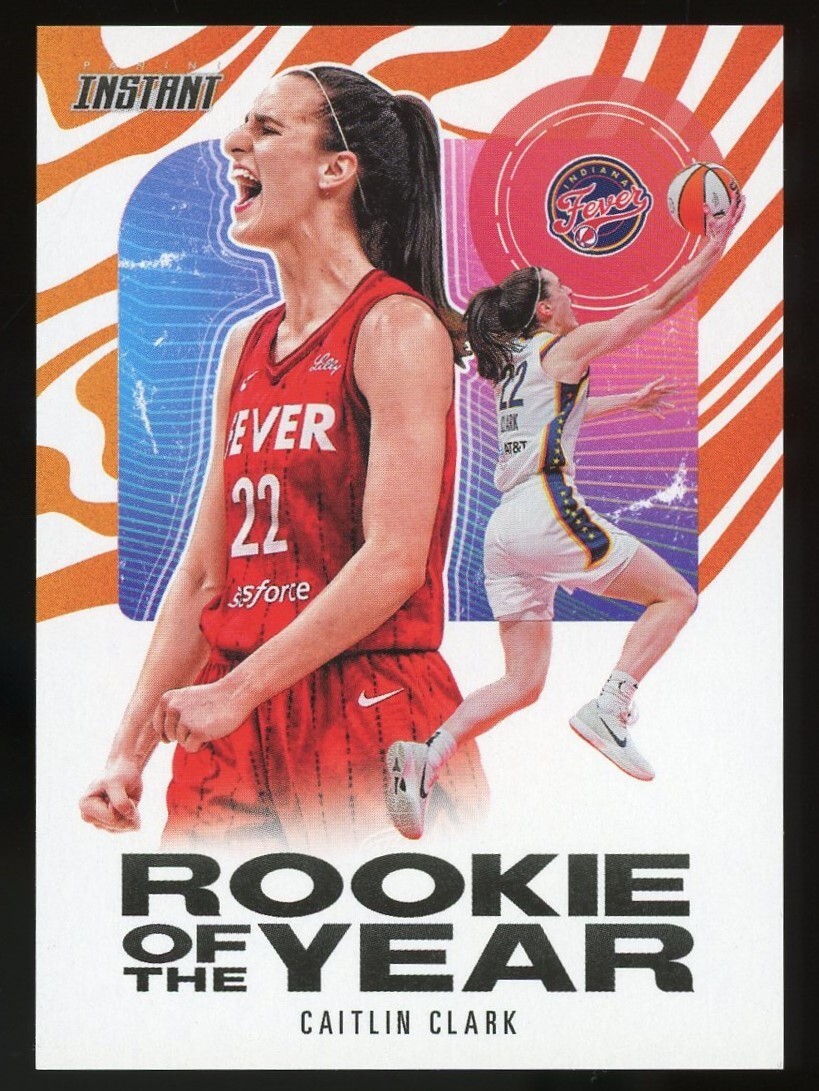 2024 Panini Instant WNBA Rookie of the Year Caitlin Clark RC #CCROY-A Qty Avail!