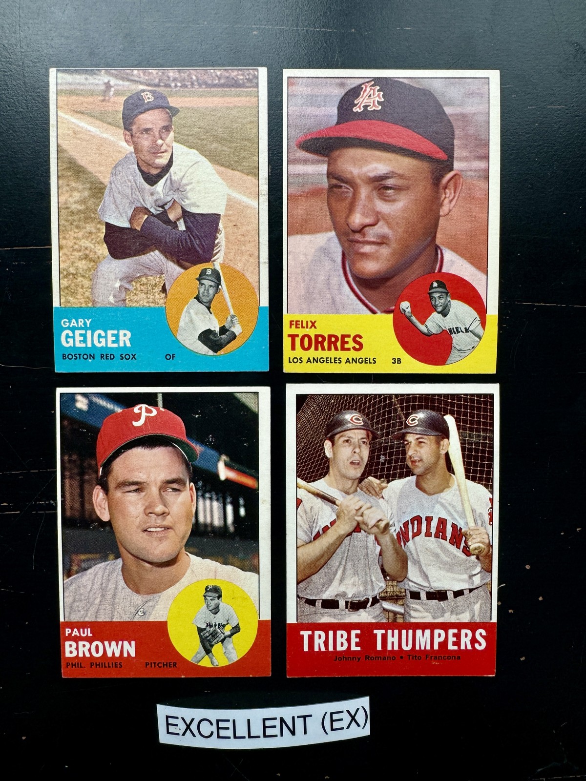1963 Topps Baseball Cards 401-576 (P-NM) – You Pick – Complete Your Set