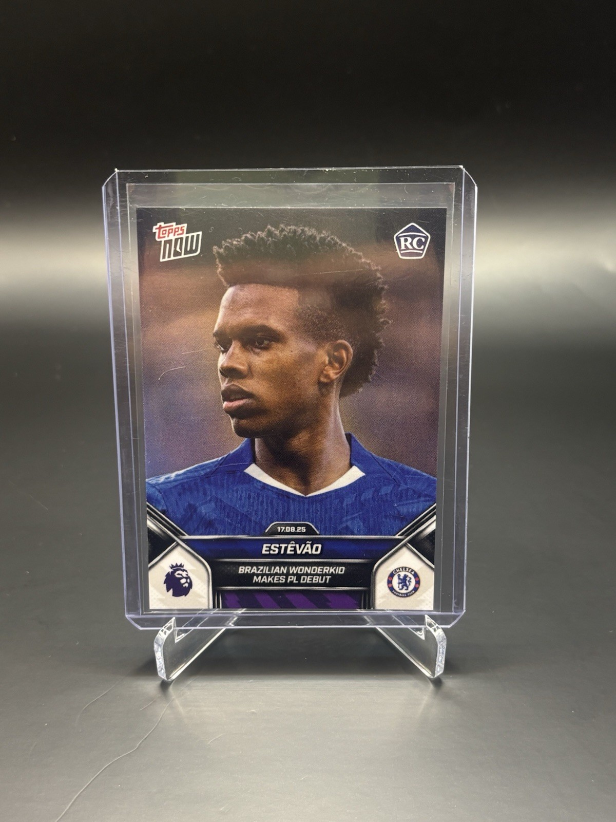 ESTEVAO 2025 Topps Now Chelsea Rookie #006 “Brazilian Wonderkid Makes PL Debut”