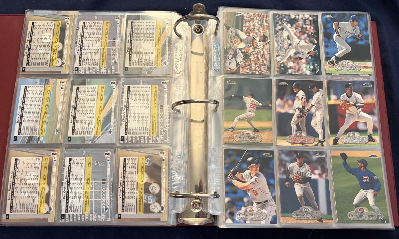 1998 Fleer Sports Illustrated Complete Set + 3 Inserts Sets in Pages & Binder!!!