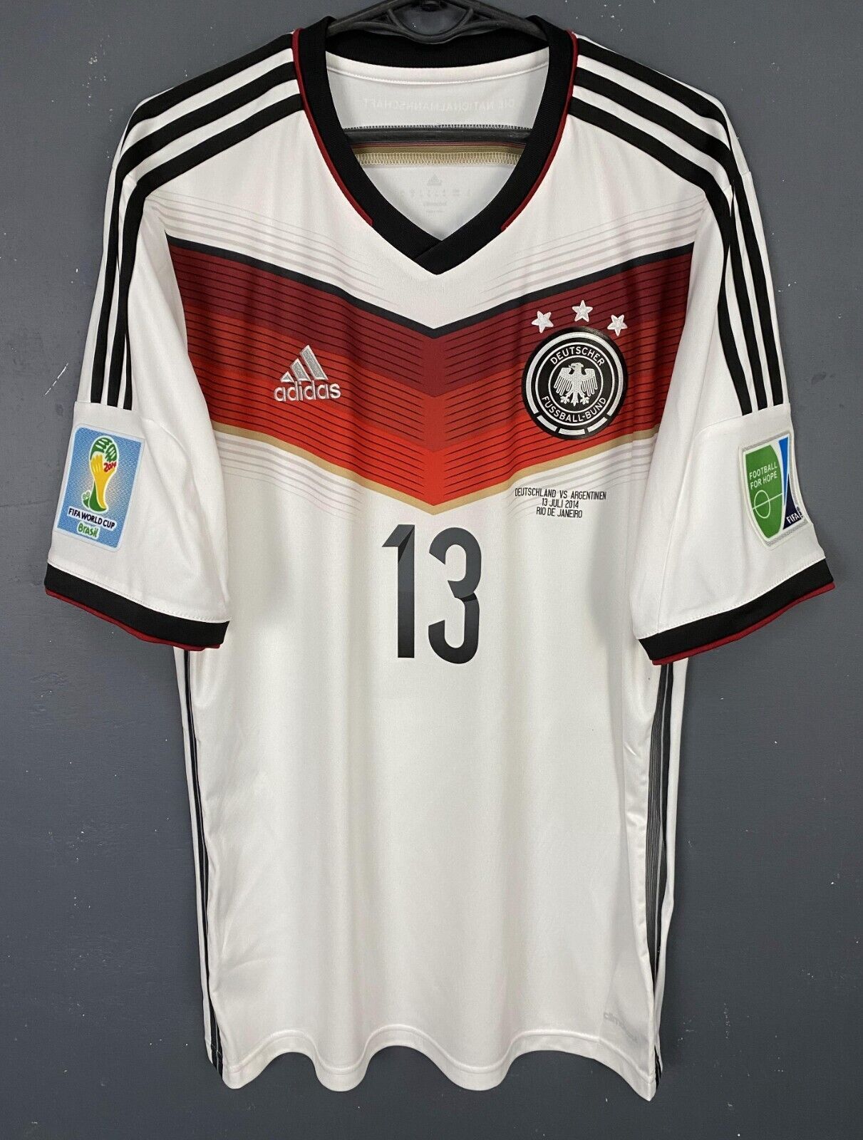 WINNER MEN’S GERMANY 2014/2015 THOMAS MULLER SOCCER FOOTBALL SHIRT JERSEY SIZE M