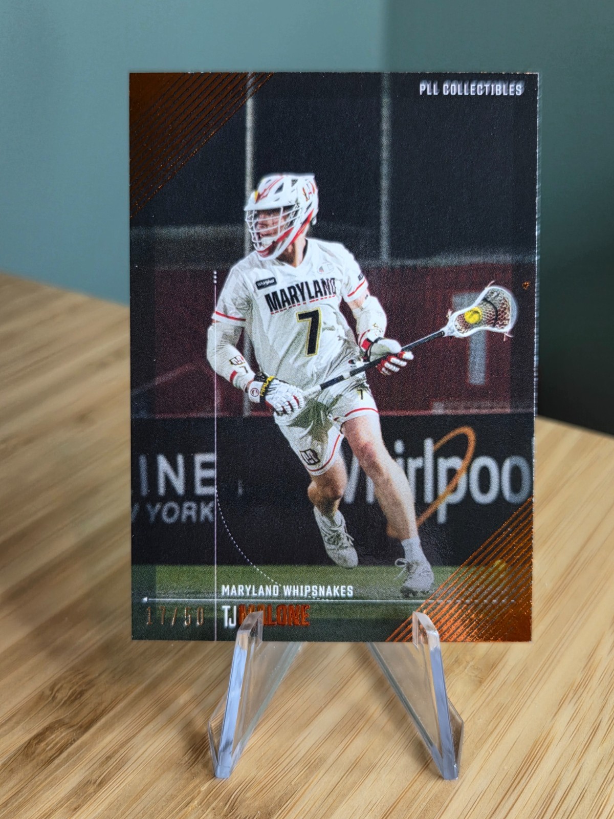 Premier Lacrosse League – 2026 Fieldside II PLL – TJ Malone #82 Orange /50