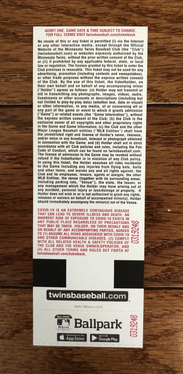 (1) JULIO RODRIGUEZ JRod MLB First Game Debut Ticket 4/8/22 You Pick the Ticket