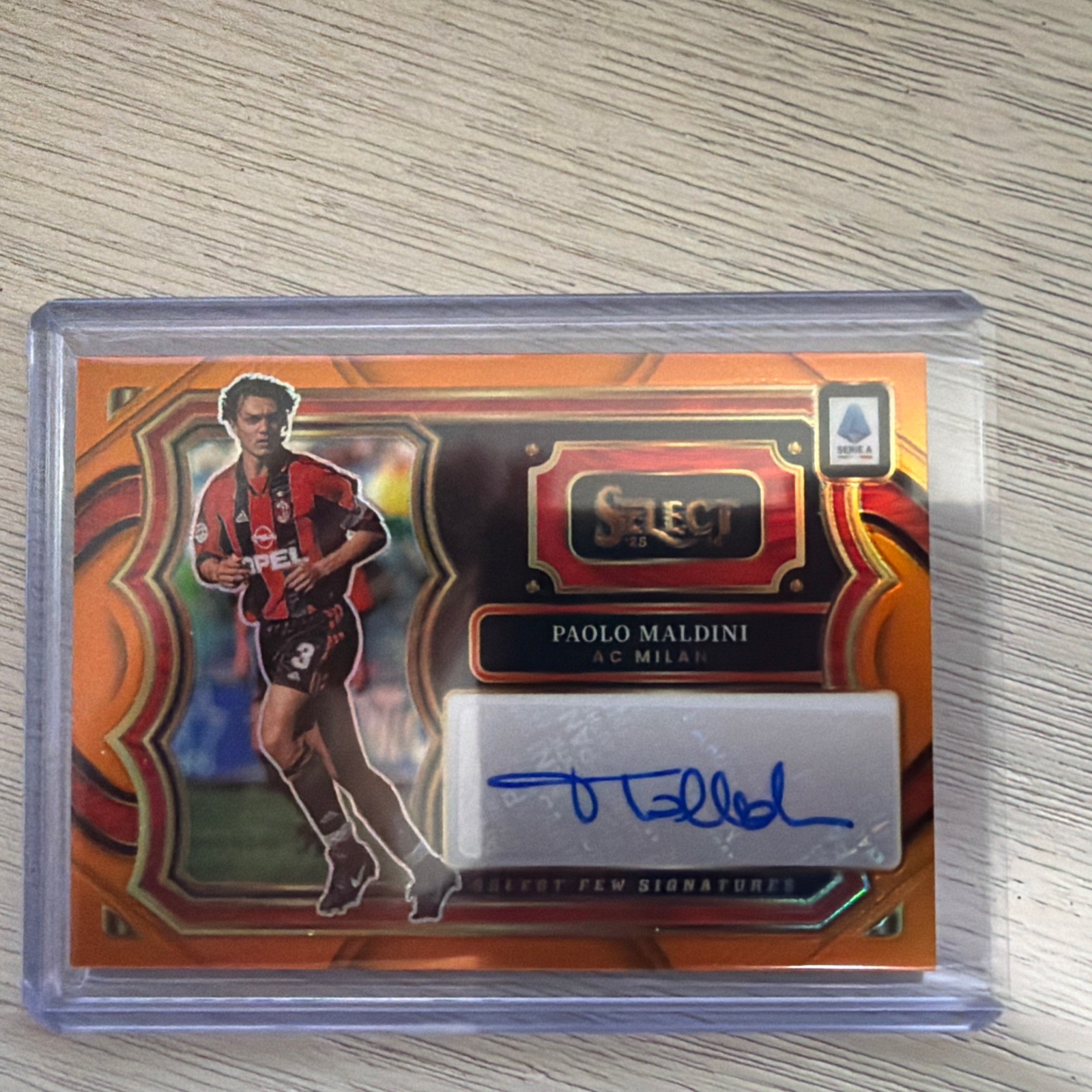 2025-26 Panini Select Serie A AC Milan Pablo Maldini orange /49