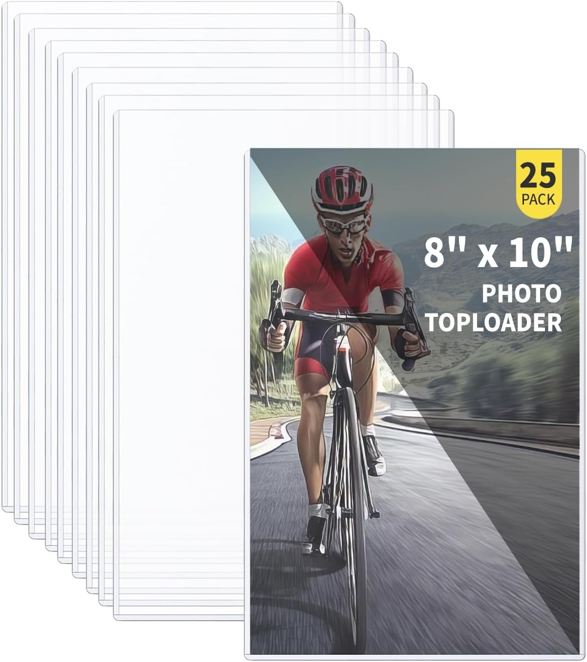 25-Pack 8 x 10 Inch Toploaders – Crystal Clear Plastic Holders, Sheet Protec…