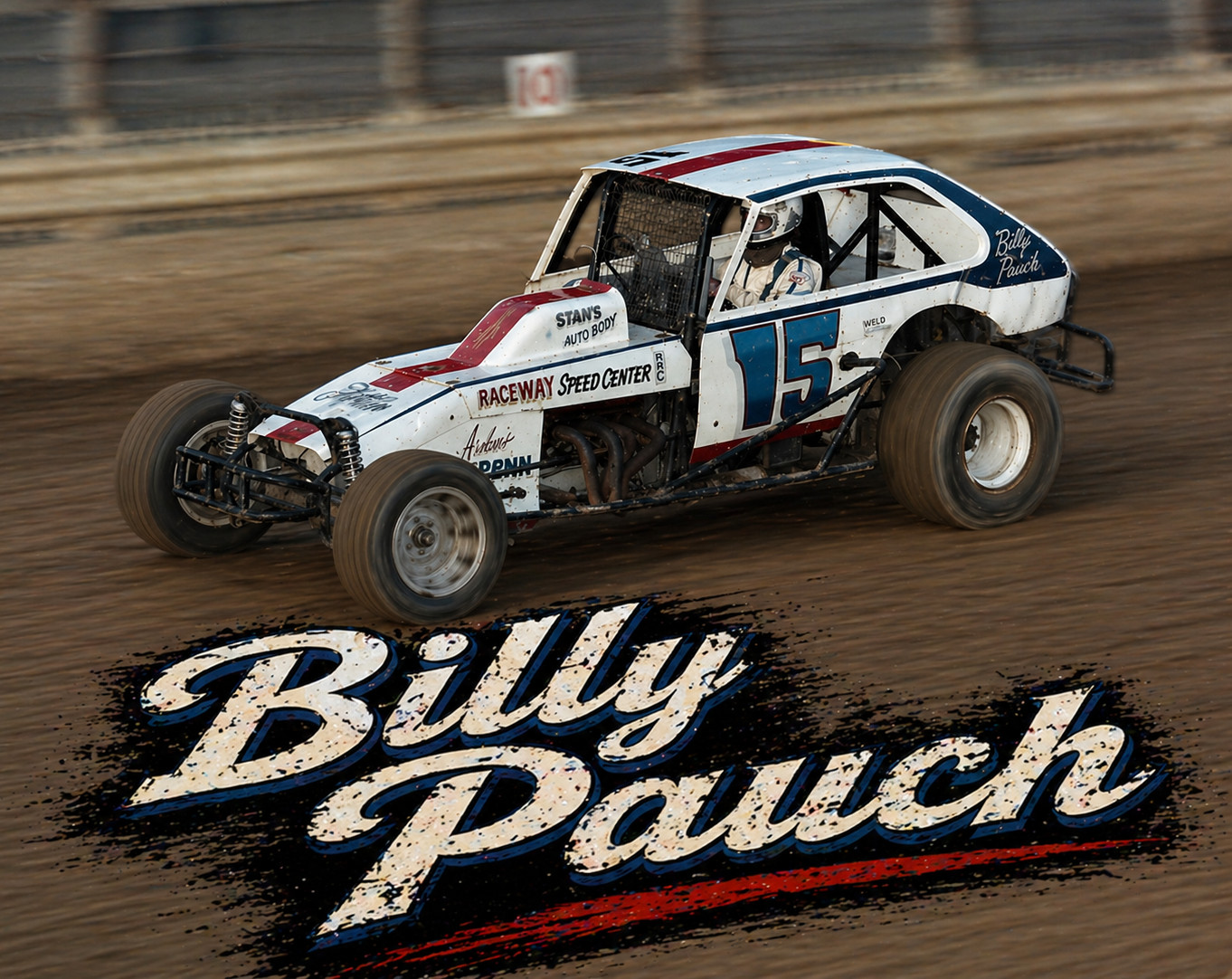Billy Pauch # 15 Modified Illustration From Reading Fairgrounds