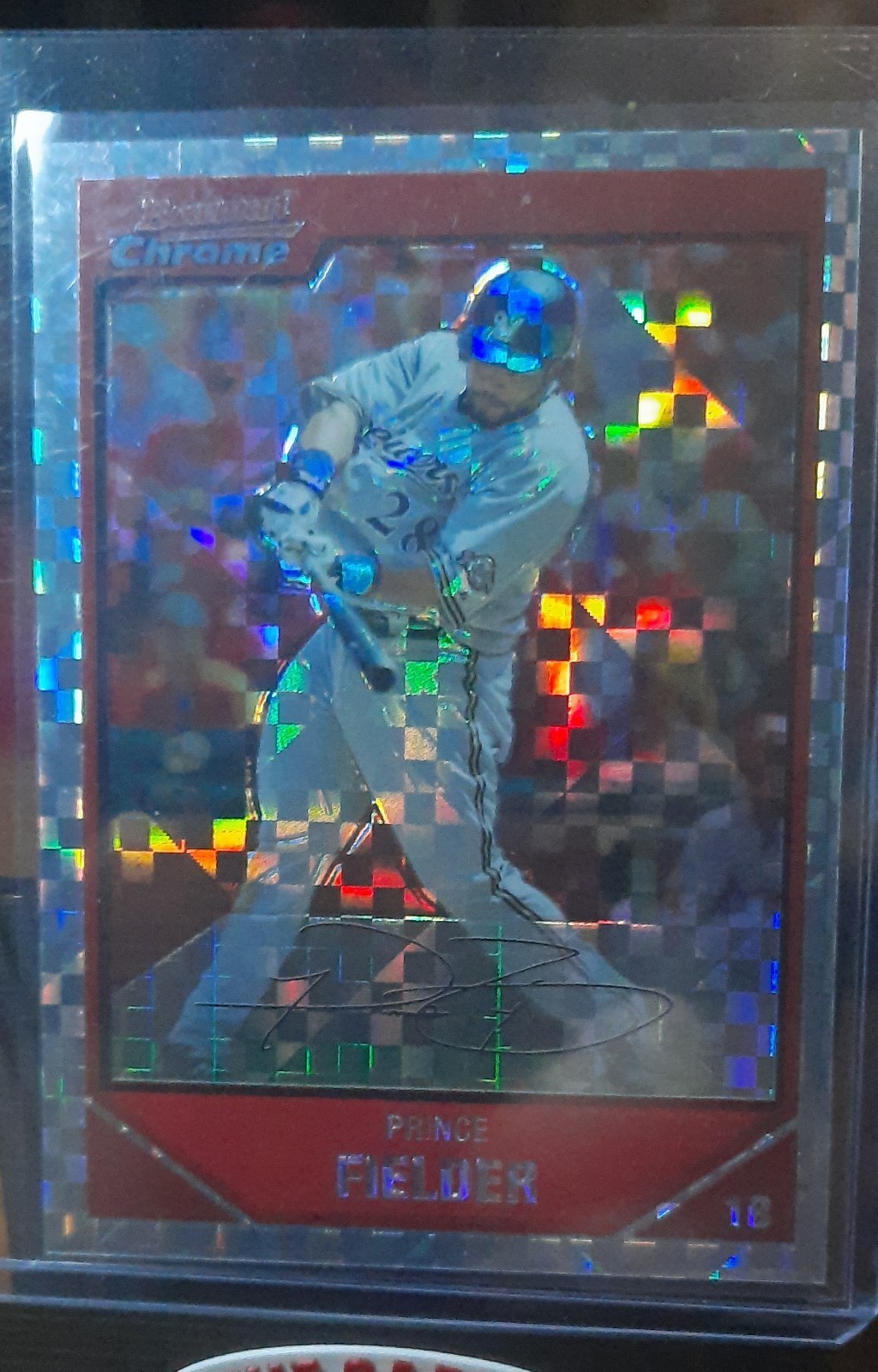 2007 Bowman Chrome – Prince Fielder #9 X-Fractor /250